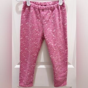 5for$10-Uniqlo Soft fleece pink cat girls’ Leggings